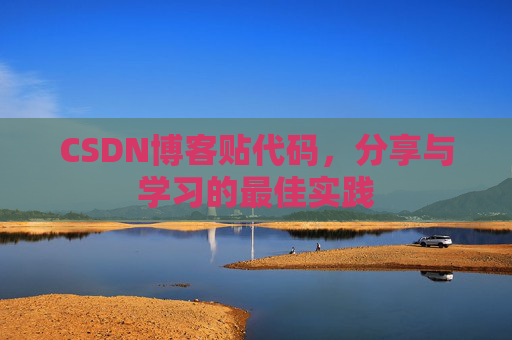 CSDN博客贴代码,分享与学习的最佳实践