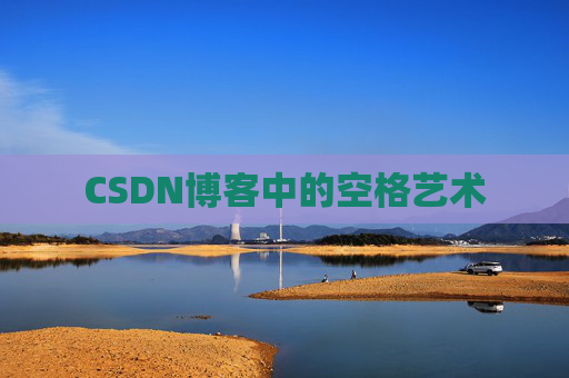 CSDN博客中的空格艺术